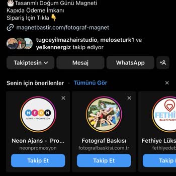 Magnet Bastır Instagram Sahte Profil Şüphesi