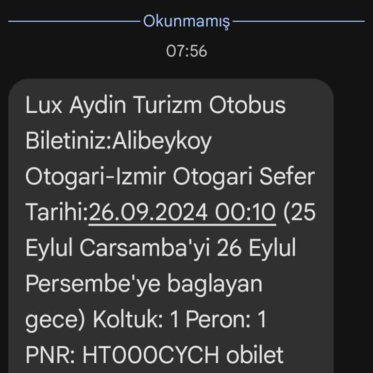 Lüx Aydın Turizm Gece Yarısı Otobüsten İndirildim: Haksız Muamele!