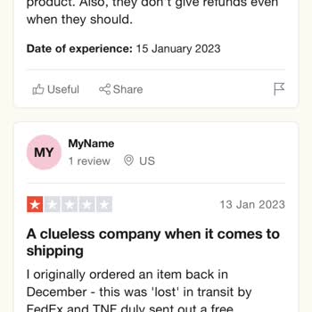 The North Face: No me reembolsan tras perder el paquete devuelto