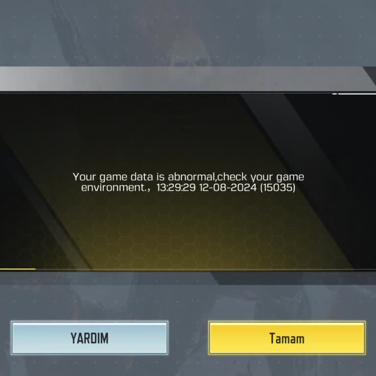 No puedo acceder a mi cuenta de Call of Duty Mobile – Advertencia de "Datos de juego anómalos"