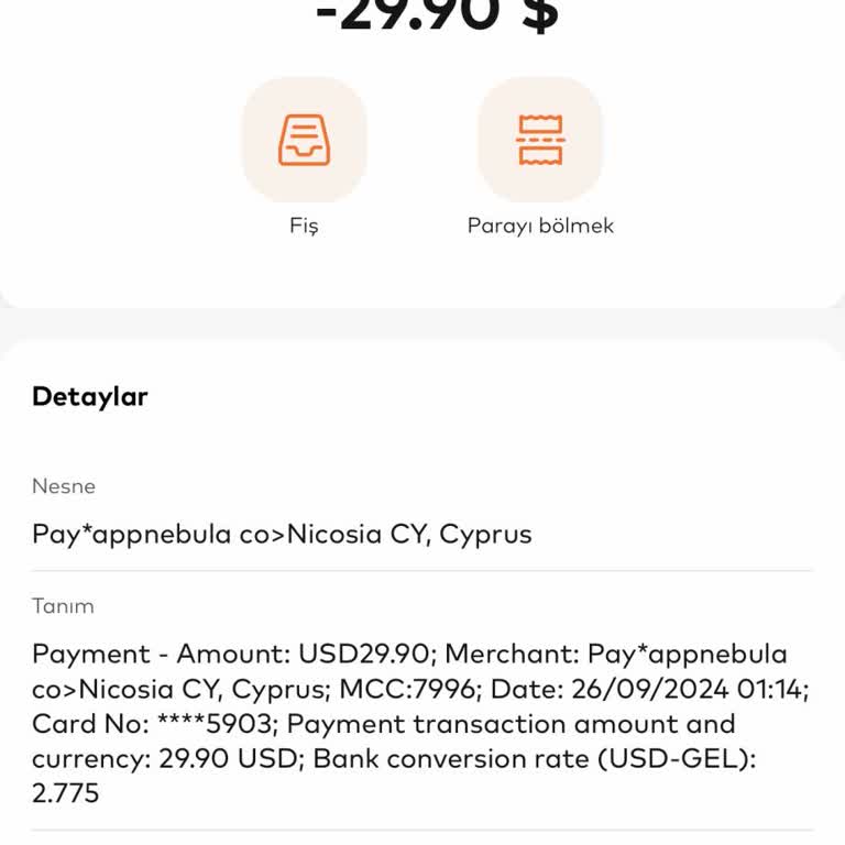 App Nebula Nebula App Üyelik İptali Yapmama Rağmen Para Çekmeye Devam Ediyor