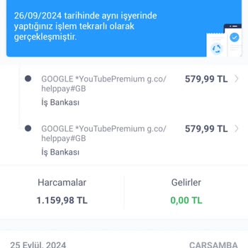 Google Youtube.com Premium Para Çekilmiş