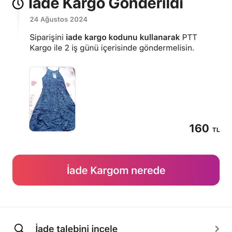 Gardrops İade Ettiğim Ürünün Ücreti Hesabıma Yatmadı.
