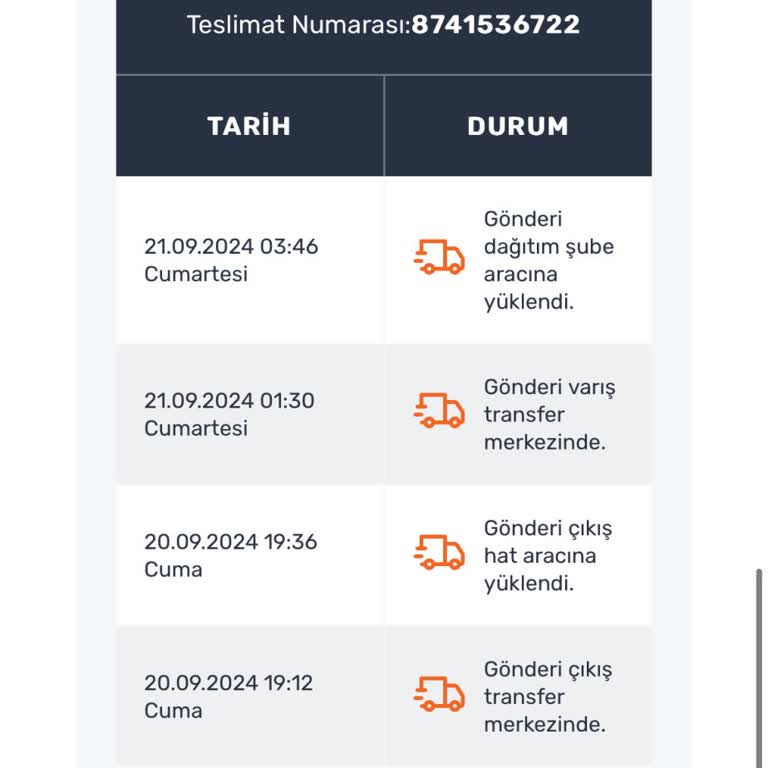 Sürat Kargo, Kargomu Kaybetti