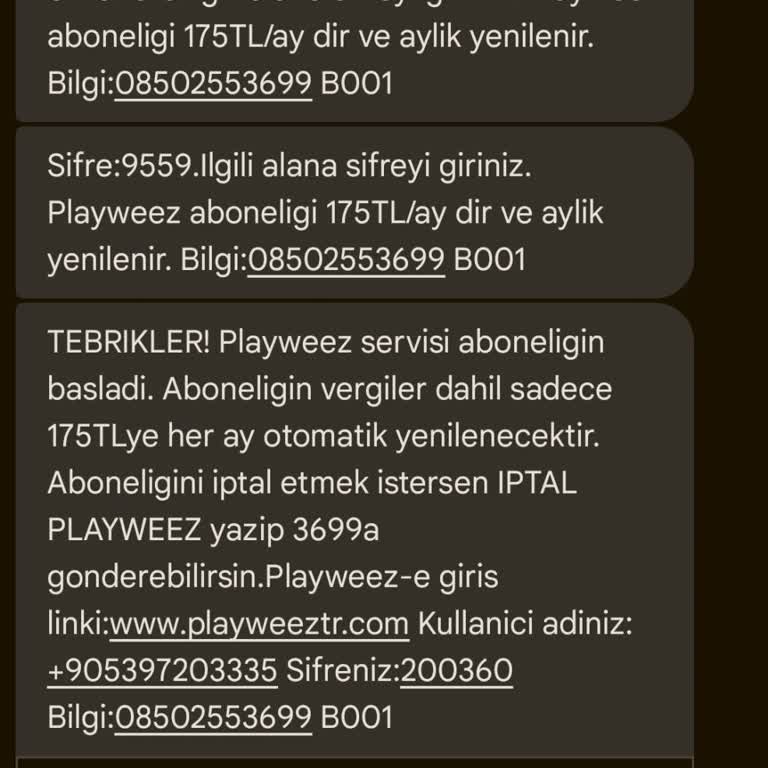 Playweez Haksız Ücret Kesiyor
