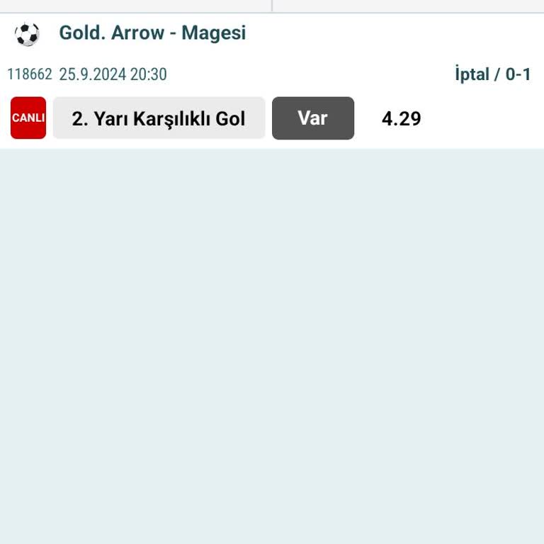 Nesine Kupon İptal Edilmesi