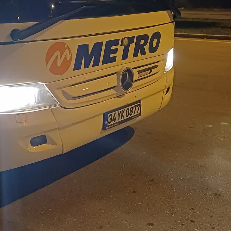 Metro Turizm Otogara Girmeden Yolcu İndirme