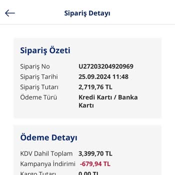 U. S. Polo Assn Alışverişim Stok Olmasına Rağmen İptal Edildi!