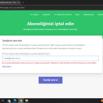 CV Maker Uygulamasında Tekrarlanan Ödeme Sorunu Ve İade Problemi