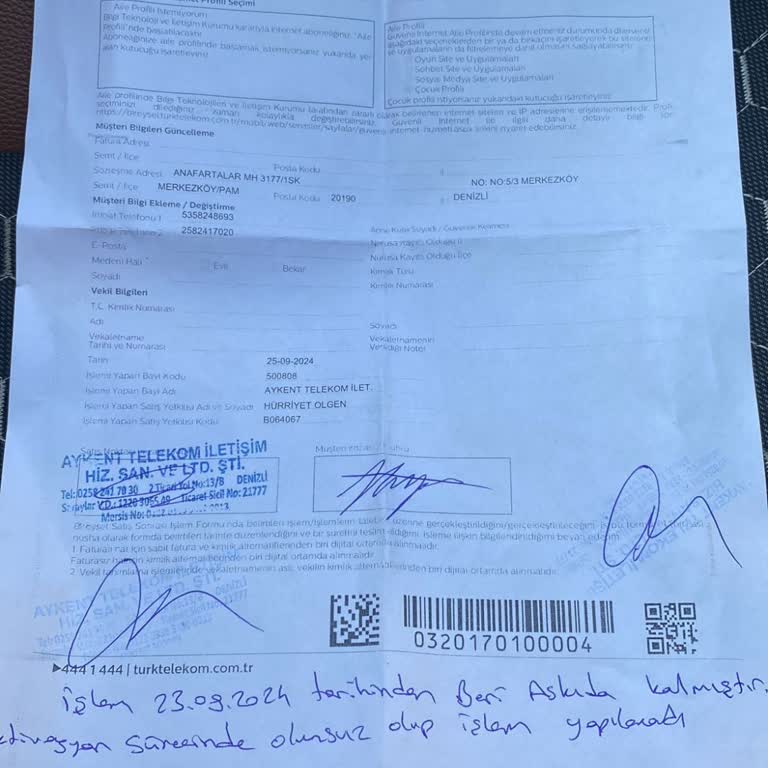 TT Mobil Yedek Sim İşlemi