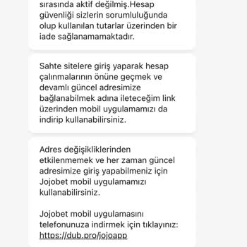 Jojobet Güvenlik Açığı Bakiyemi Sıfırladı