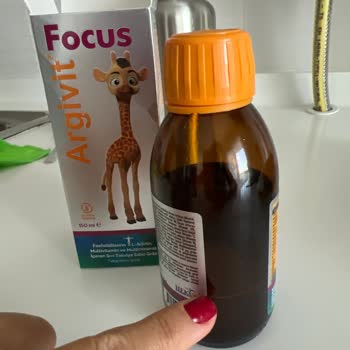 Argivit Focus Çalkalayınca Fışkırdı