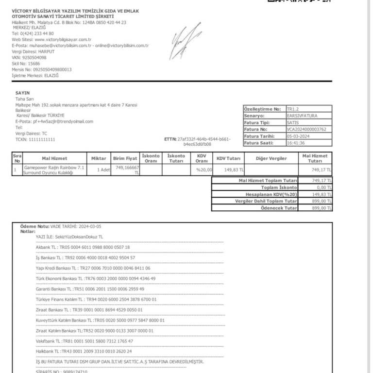 Gamepower Raijin 7.1 Ses Ve Çınlama