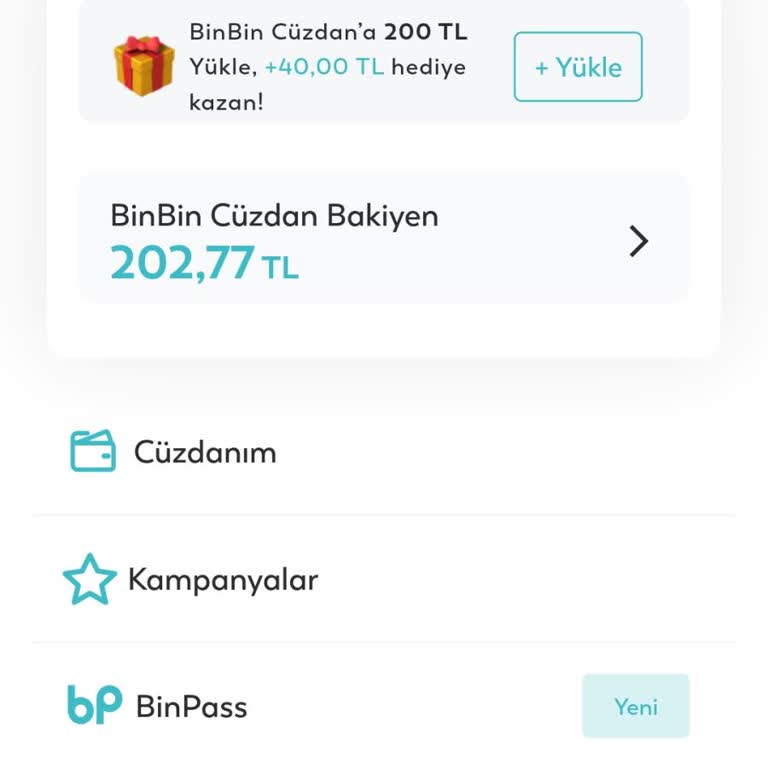 BinBin Bonus Yükleme Kampanyasında Yaşanan Sorun