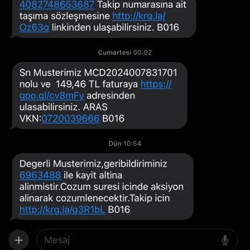 Aras Kargo Gönderimi Kayıp Mı Etti
