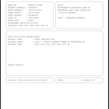 Tami Paramı Hesabıma Aktarmıyor