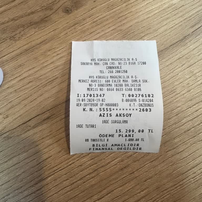 HYS Biga Mağazası Sorumsuzluk Ve Yanlış Satış