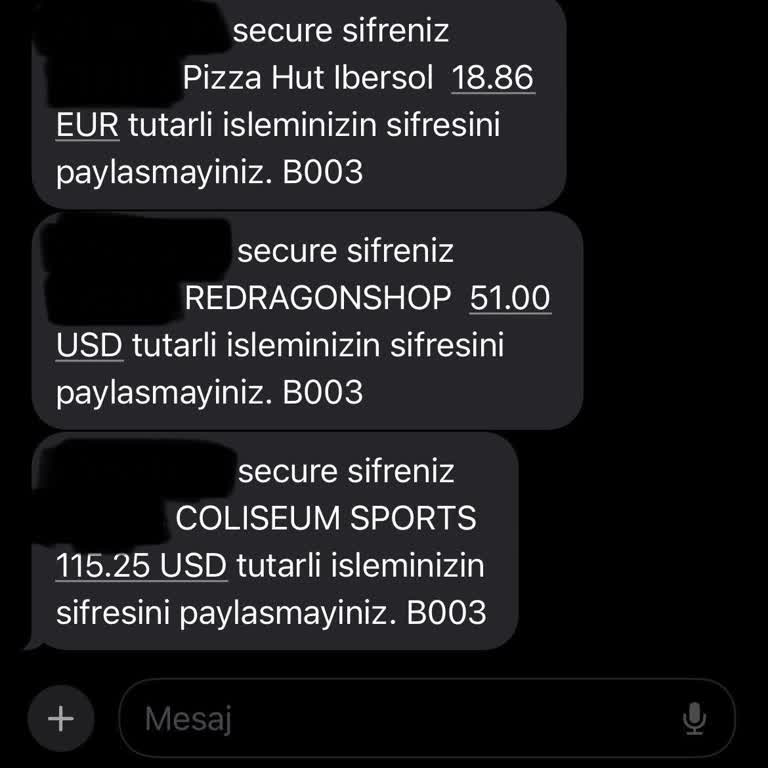Akbank Kartı Bilgilerinin Çalınması Ve Başkasının Harcama Yapması!