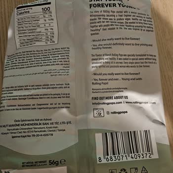 Rolling Pops - Ürün İçerisindeki Yabancı Madde