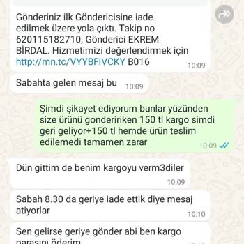 MNG Kargo Aliağa Şubesi Verilmeyen Hizmet