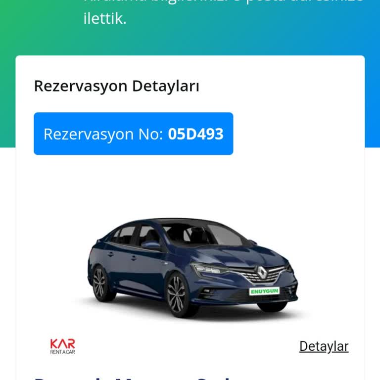 Enuygun.com Araç Kiralama İptal İşlemi