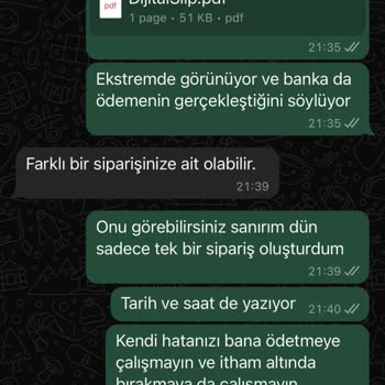 Watsons Sipariş İptali Ve İade Sorunu