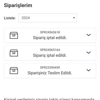 Vatan Bilgisayar Sipariş İptali Ücret İadesi Hk