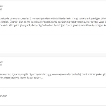 N11' De Giyimsepeti Mağazası Ürün İadesini Kabul Etmiyor.