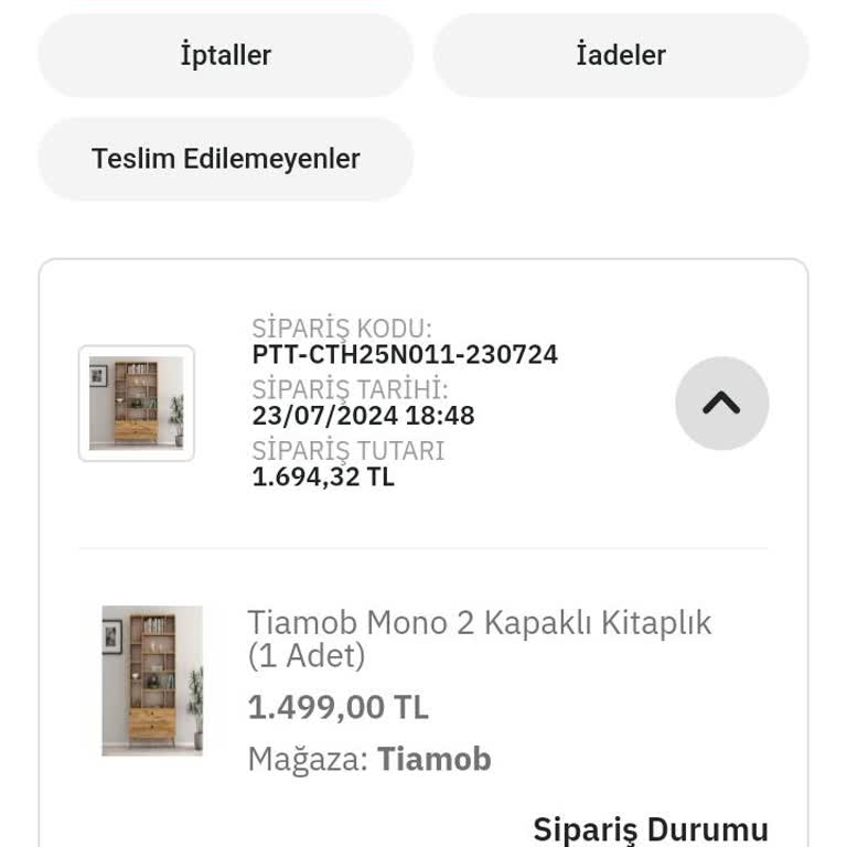 Epttavm Tiamob Kitaplık İptali