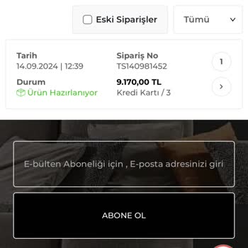 Tepe Home Online Alışveriş Pişmanlıktır.