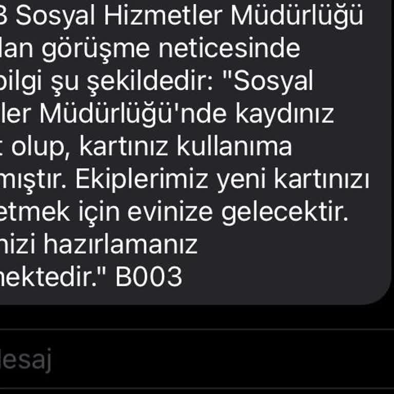 İstanbul Büyükşehir Belediyesi İstanbul Sosyal Destek Kart