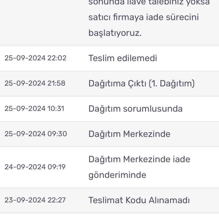 Kargom Sende Şikayeti