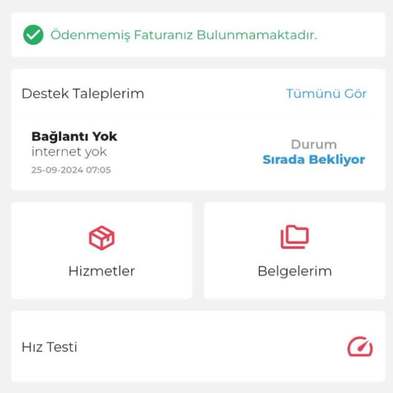 AtlantisNet İnternet Sorunu Yaşıyorum
