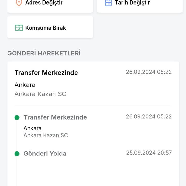 Trendyol Express Kargomu Başka Şehre Gönderdi