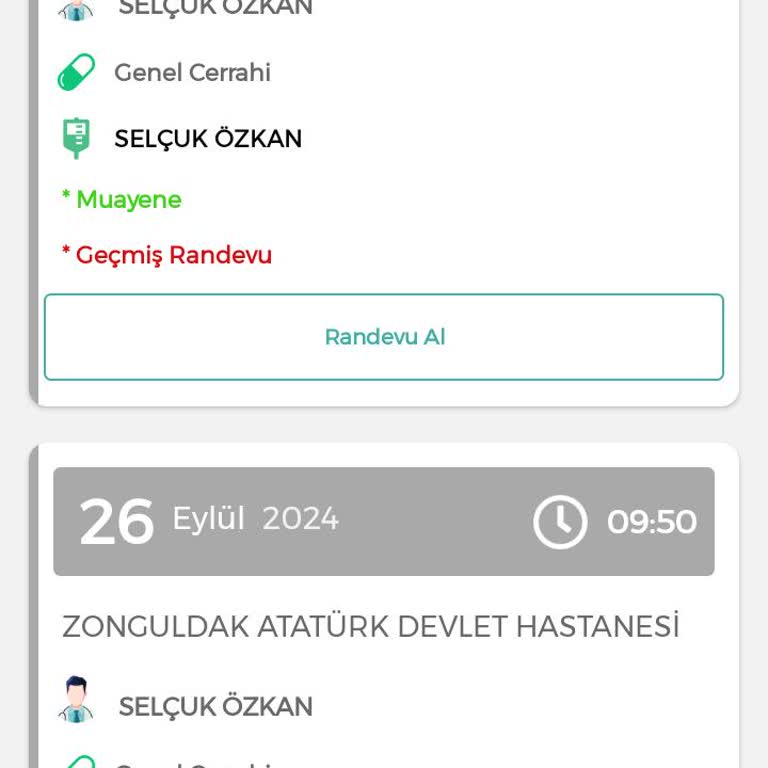 MHRS - 182 İptali Gözüküyor Ama Gitmedim De Gözüküyor