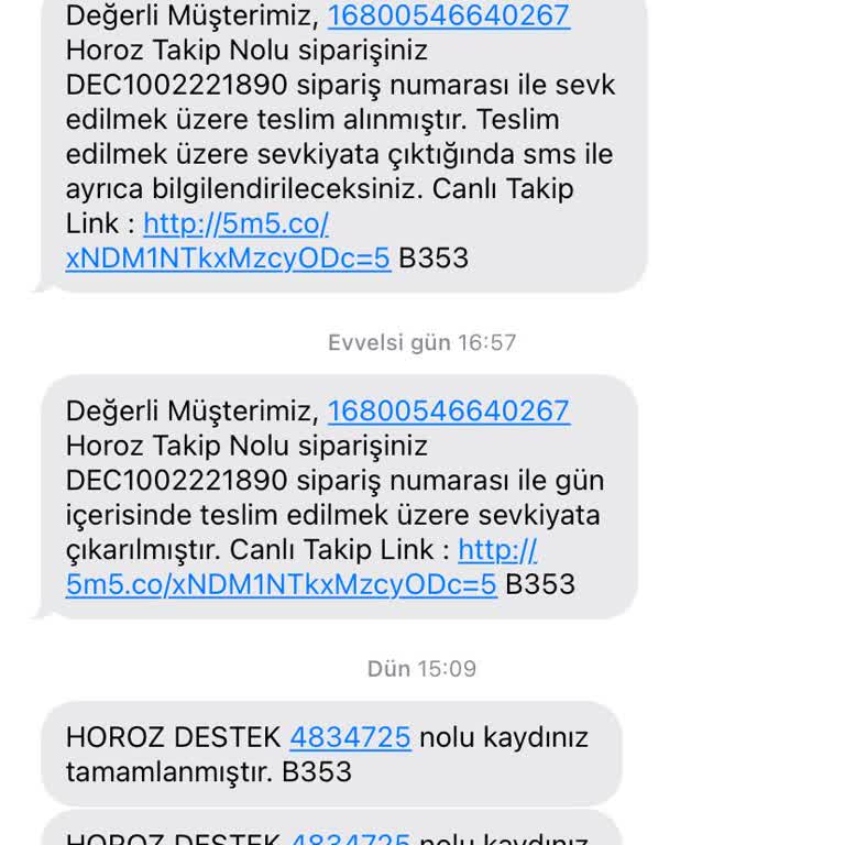 Horoz Lojistik Kargomu Teslim Etmedi