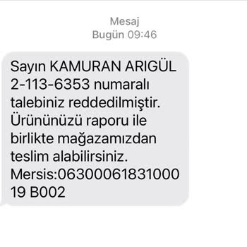 Lufian Ayıplı Ürün Renk Atması