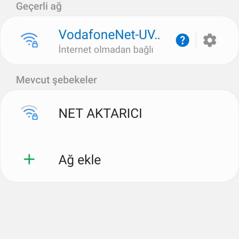 Vodafone Net İnternet Arıza Kaydı