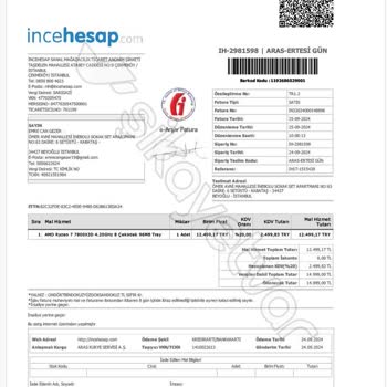 İncehesap.com AMD Ryzen 7 7800X3D Hk.