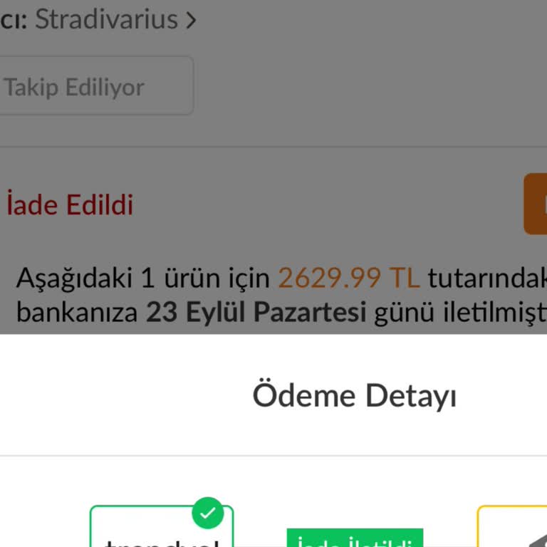 Trendyol Gelmeyen Nakliye Kargolar