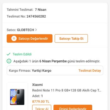 Trendyol Telefonum Kayıt Dışı Ürünü Çıkması