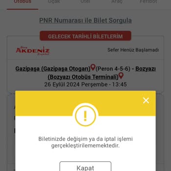 Obilet Bilet Alırken Mağdur Olmak.