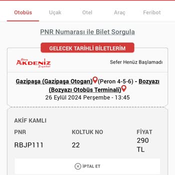 Obilet Bilet Alırken Mağdur Olmak.