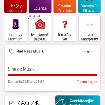 Vodafone Red 30 GB Ultra Paketinde Sosyal Medya Kullanımı Sorunu