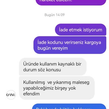 Qanu Firmasının Ürünün Ün Arkasında Durmayışı!