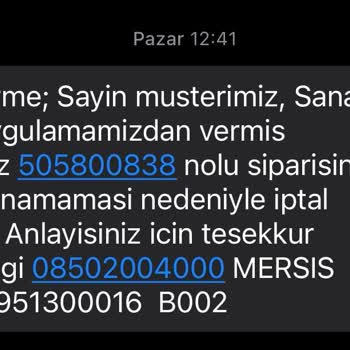 Migros Sanal Market Pişmanlığı