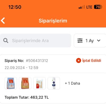 Migros Sanal Market Pişmanlığı