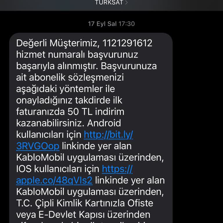 TÜRKSAT Kablo Net Kurulum Yapmıyor