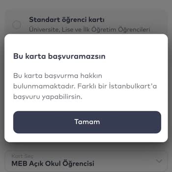 İBB Öğrenci Kartı Başvurusu