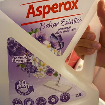 Asperox Yüzey Temizleyici İki Faz Oluştu